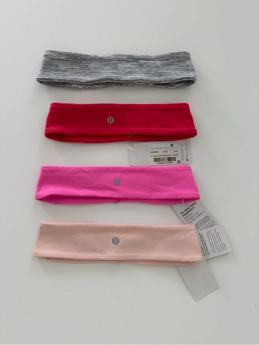 lululemon athletica bundle of 4 headbands.M